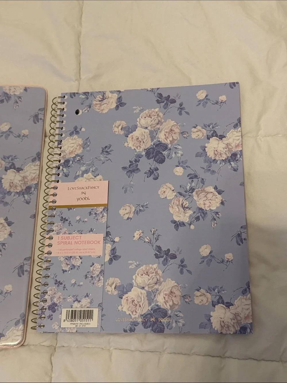 LoveShackFancy binder spiral